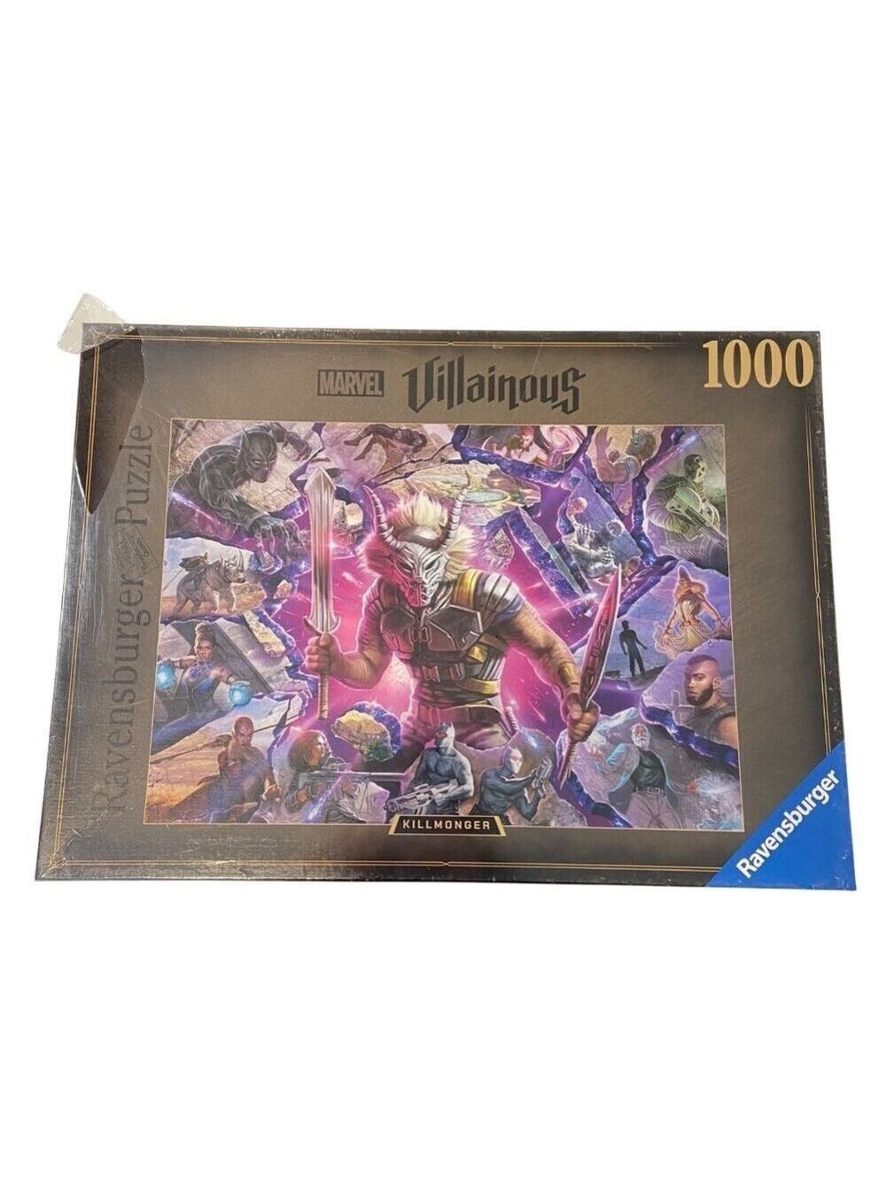 Marvel Villainous Killmonger 1000-Piece Puzzle By Ravensburger New Sealed NEW